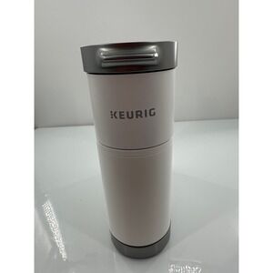 Keurig K-Mini Single Serve K-Cup Pod Coffee Maker White Silver 1107